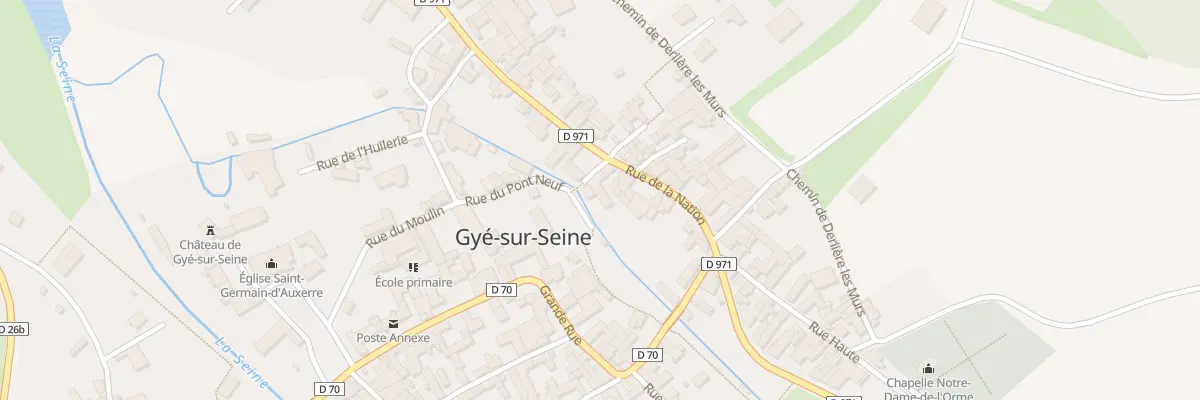 Plan du 28B Rue du Pont Neuf à Gyé-sur-Seine