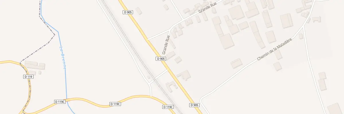 Plan du 3 Rte de Dijon à Seigny