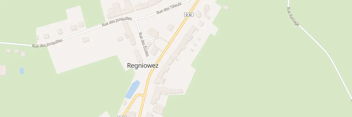 Plan du 29 Rue de l’Europe à Regniowez