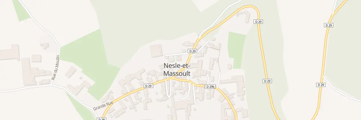 Plan du 3 Pl de l’Eglise à Nesle-et-Massoult