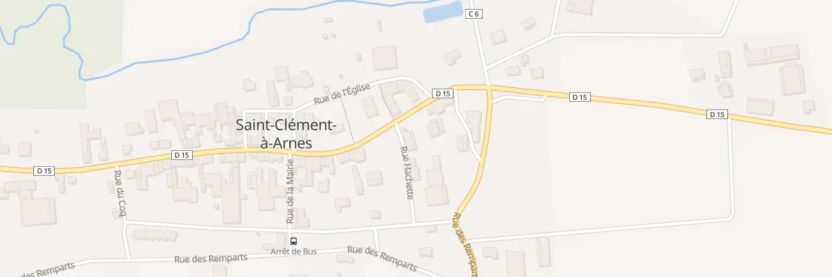 Plan du 38 Rue de Beauclair à Saint-Clément-à-Arnes