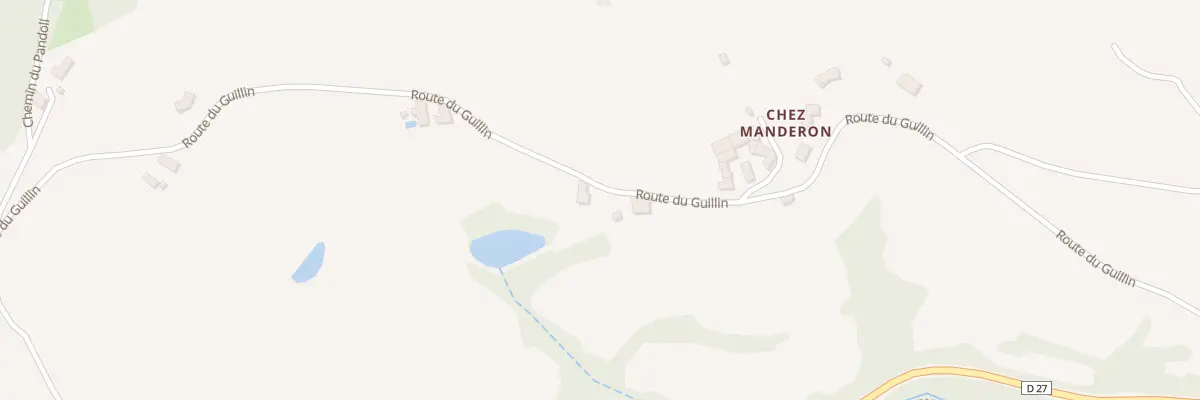Plan du 5063 Chez Mandéron à Affoux