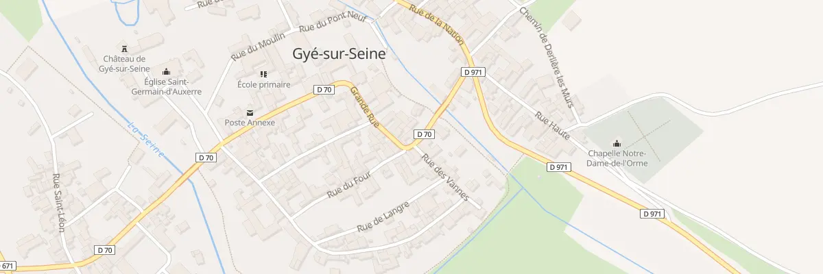 Plan du 27 Gr Grande Rue à Gyé-sur-Seine