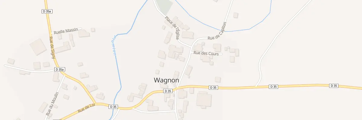 Plan du 5033A Le Village à Wagnon