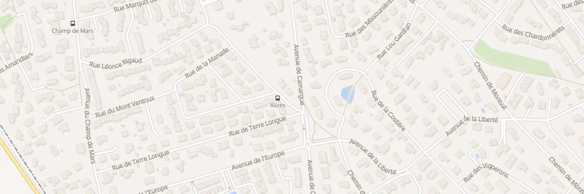 Plan du 43 Rue des Alizés à Garons