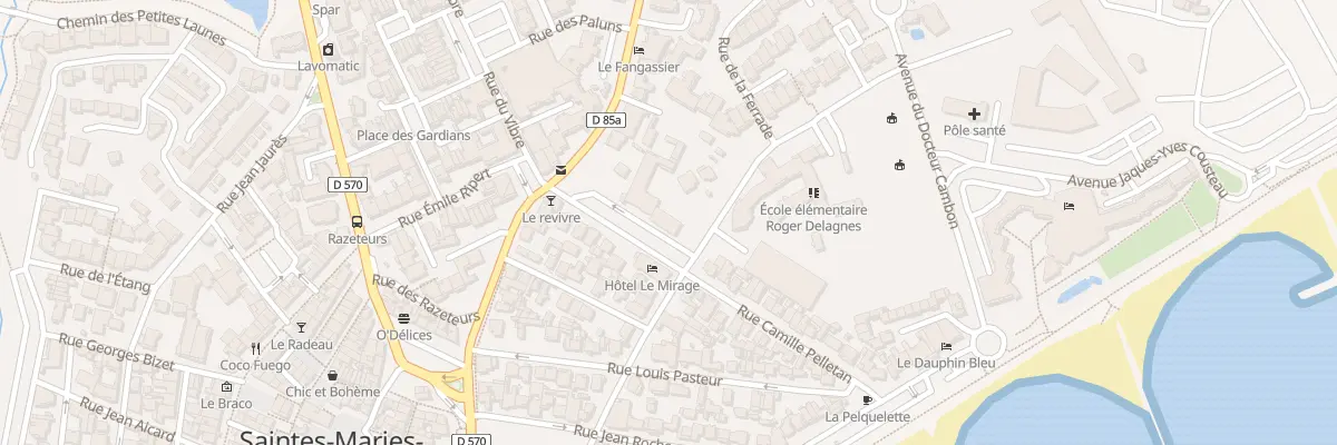 Plan du 1B Rue Roger Delagnes à Saintes-Maries-de-la-Mer