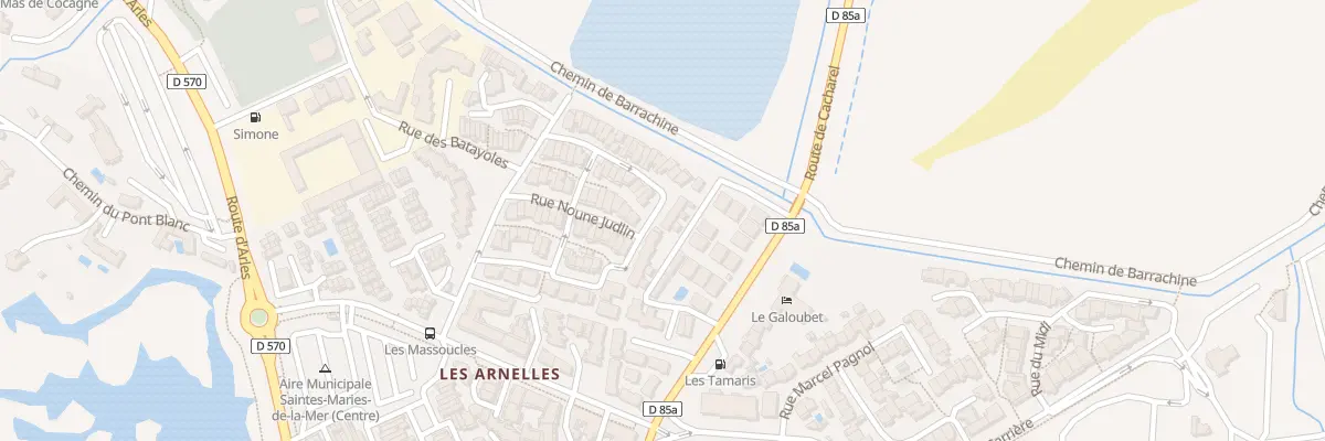 Plan du 5900F Rte de Cacharel à Saintes-Maries-de-la-Mer