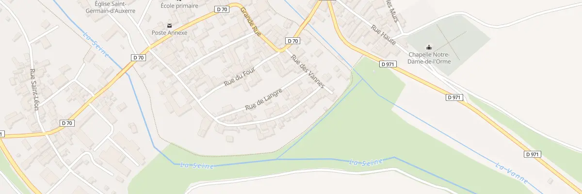 Plan du 27 Rue des Vannes à Gyé-sur-Seine