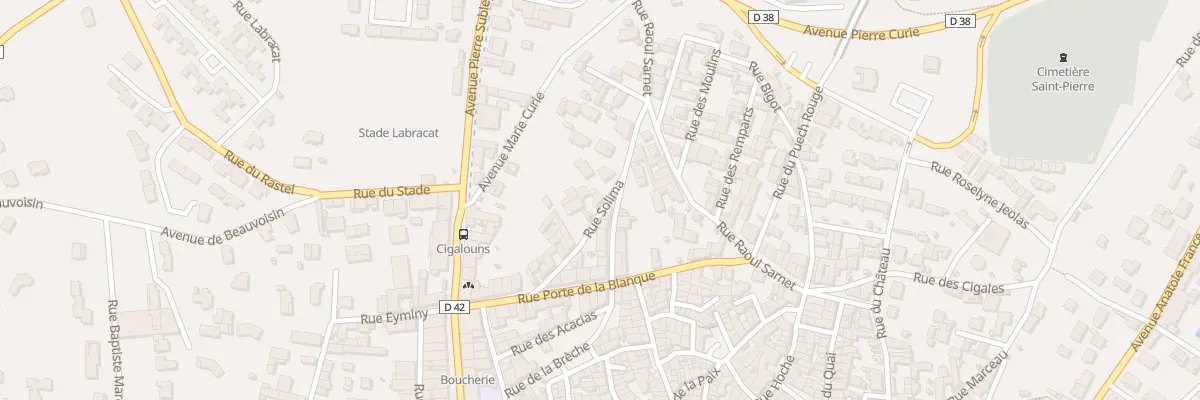 Plan du 9006 Rue Solimany à Saint-Gilles