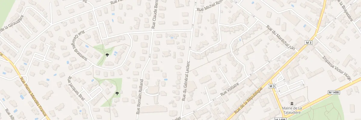 Plan du 17 Rue du Maréchal Leclerc à La Talaudière