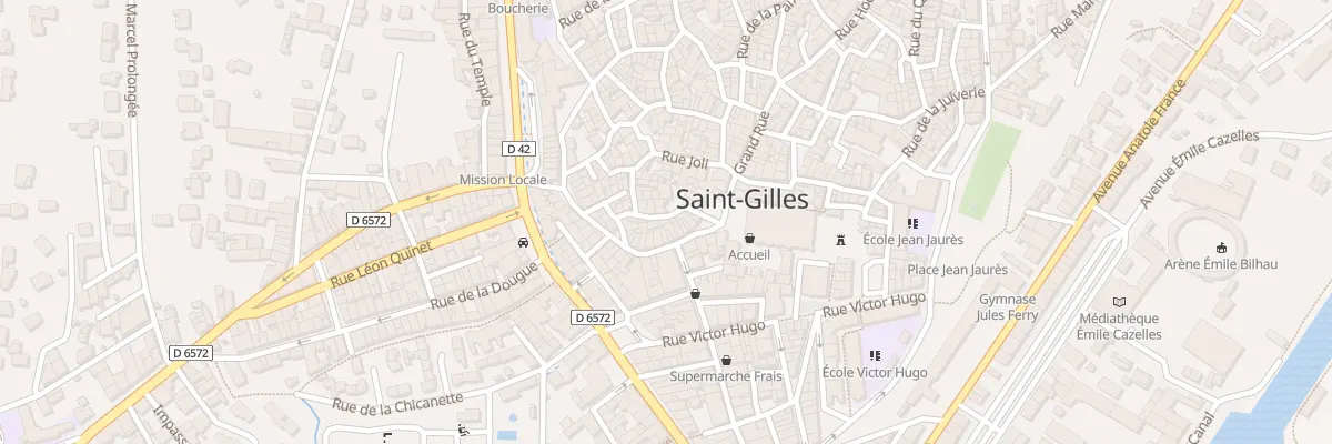 Plan du 9 Rue Maison Romane à Saint-Gilles