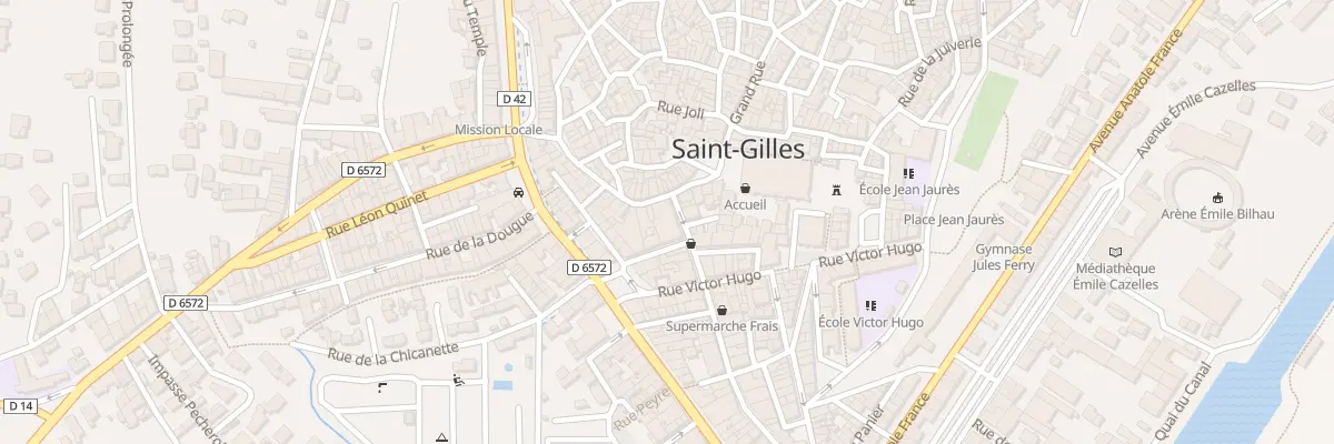 Plan du 6 Rue de la Republique à Saint-Gilles