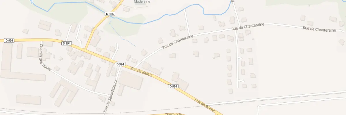 Plan du 4 Rue de Chanteraine à Cuperly