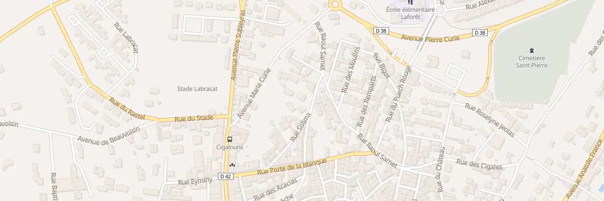 Plan du 9003 Rue Solimany à Saint-Gilles