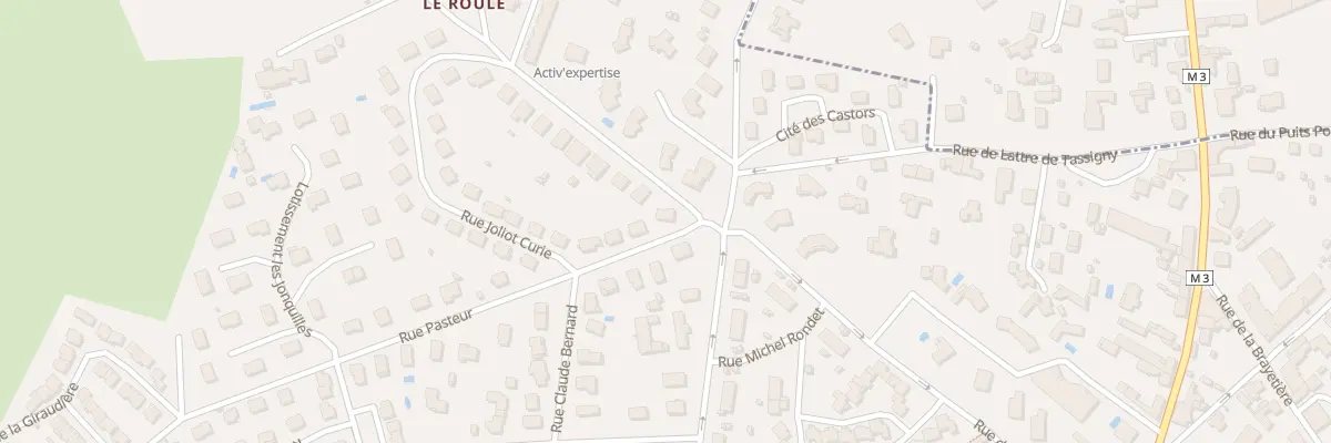 Plan du 1 Rue du Roule à La Talaudière