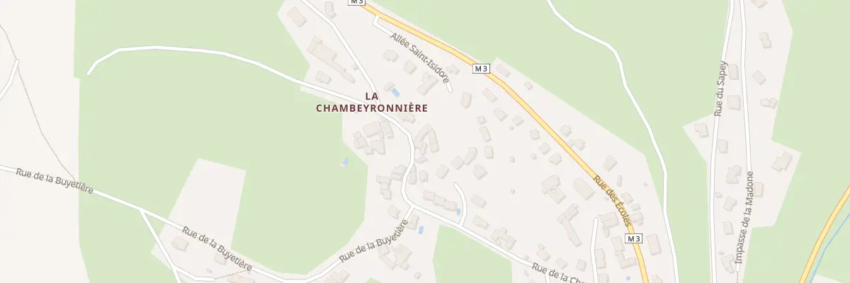 Plan du 9003 Rue de la Chambeyronnière à Sorbiers