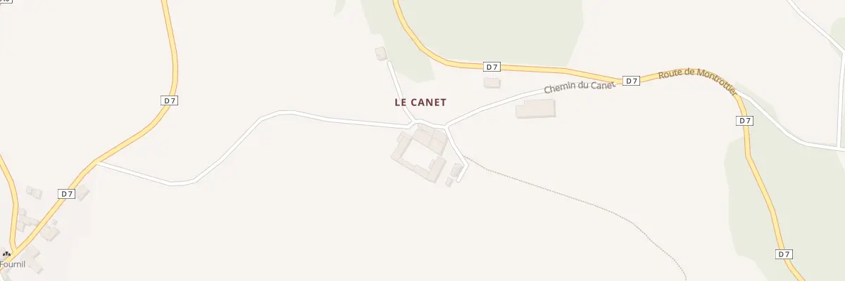 Plan du 5120 Le Canet à Longessaigne