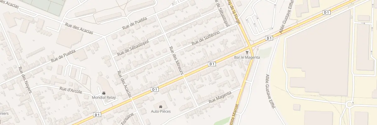 Plan du 48 Rue President Wilson au Creusot