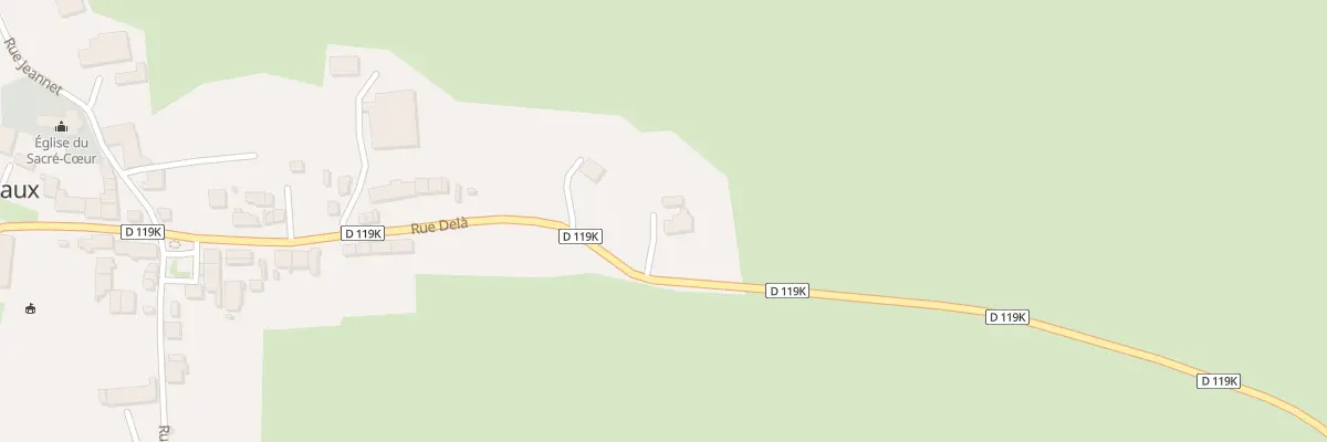 Plan du 25 Rue Delà à Braux