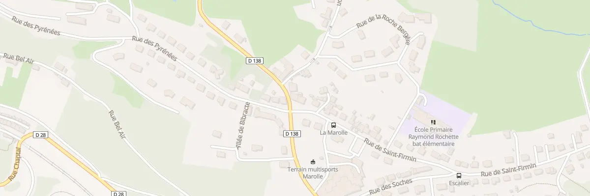 Plan du 1 Rue de Saint-firmin au Creusot