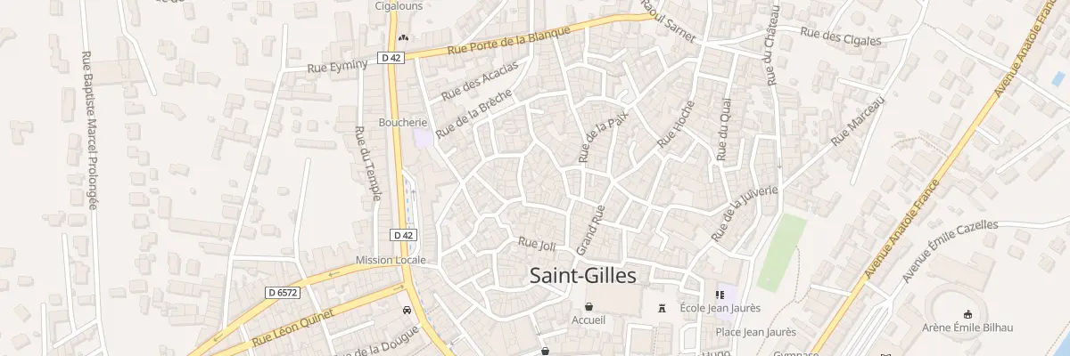Plan du 12 Rue du Murier à Saint-Gilles