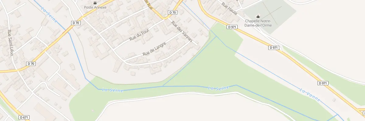 Plan du 44 Rue des Vannes à Gyé-sur-Seine