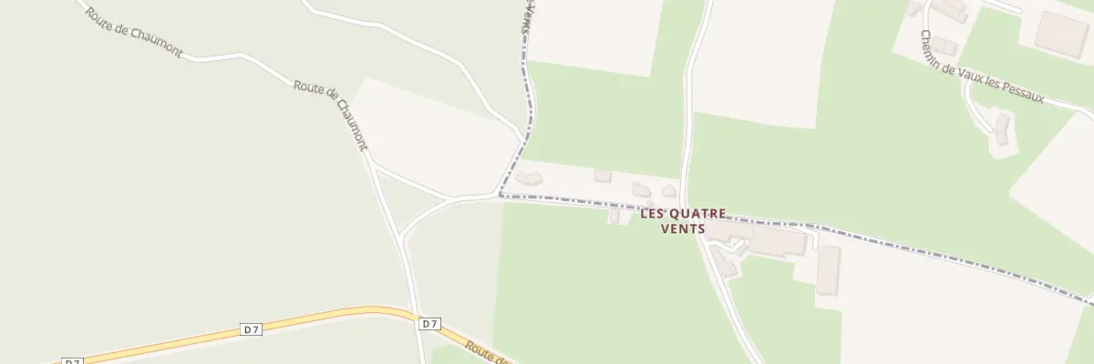 Plan du 376 Che des Quatre Vents à La Guiche