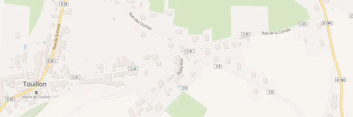 Plan du 29 Rue de Contour à Touillon
