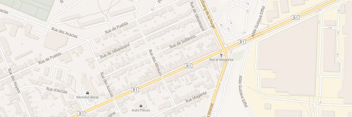 Plan du 42 Rue President Wilson au Creusot