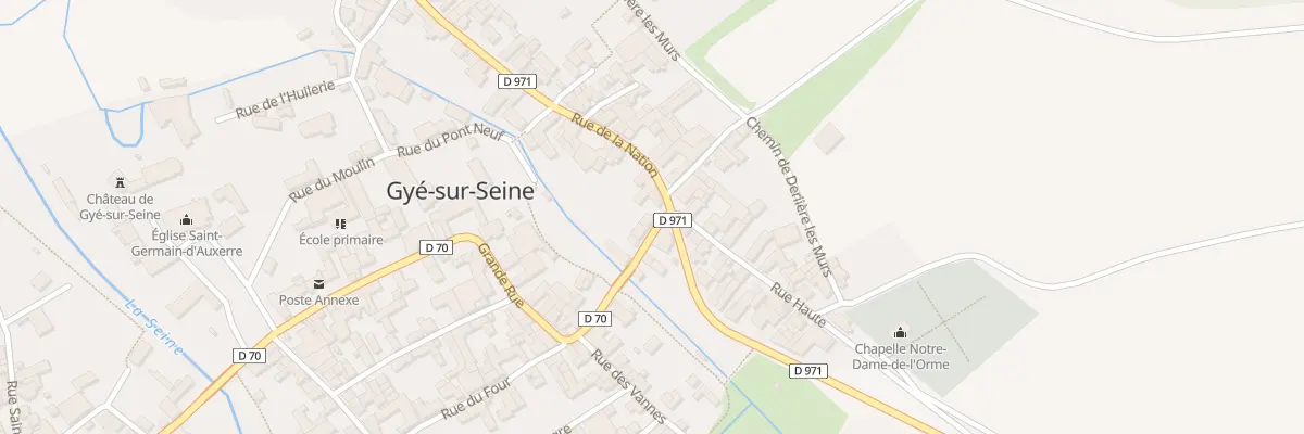 Plan du 37 Gr Grande Rue à Gyé-sur-Seine