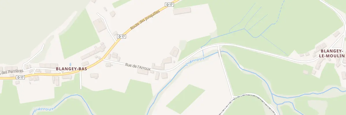 Plan du 7 Rue de l’Arroux à Jouey