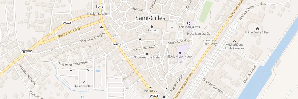 Plan du 16 Rue Victor Hugo à Saint-Gilles