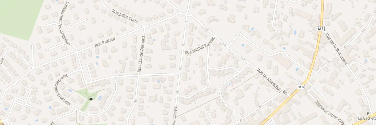 Plan du 24 Rue du Maréchal Leclerc à La Talaudière