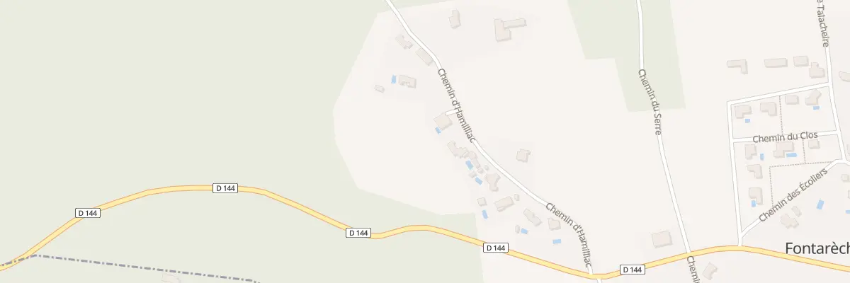 Plan du 6076 Hamilliac à Fontarèches