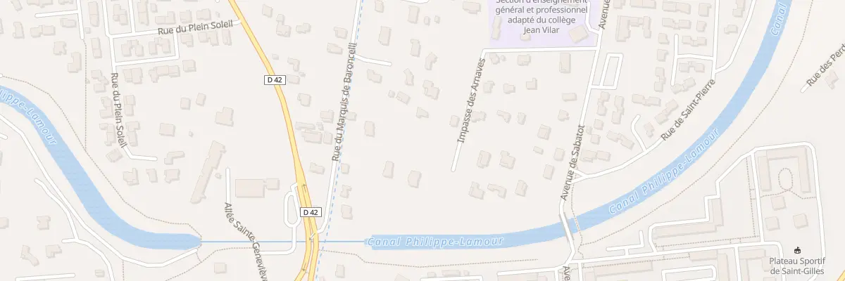 Plan du 16 Imp des Arnaves à Saint-Gilles