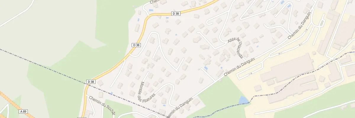 Plan du 217 Rue DES SAPINS à Tarare