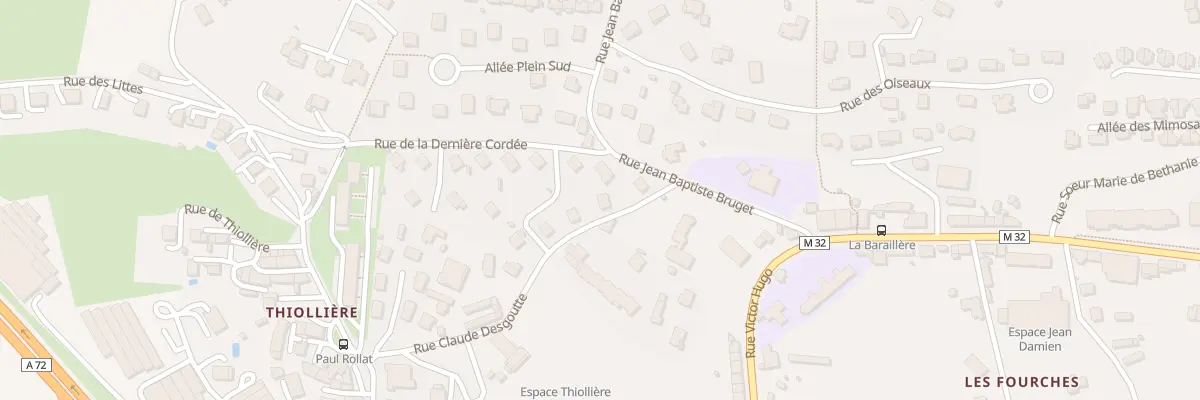 Plan du 1 Rue du Vallon à Saint-Jean-Bonnefonds