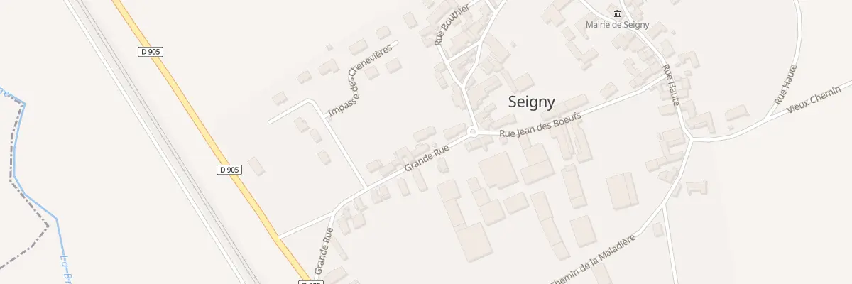 Plan du 20 Grande Rue à Seigny