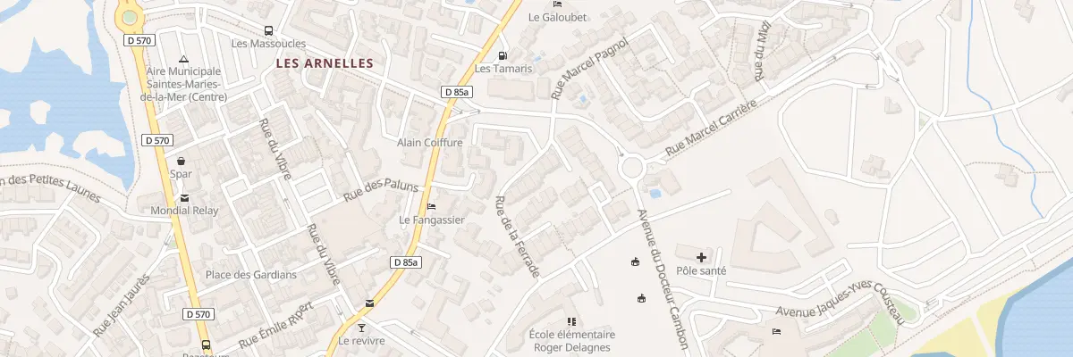Plan du 3 Rue de la Ferrade à Saintes-Maries-de-la-Mer