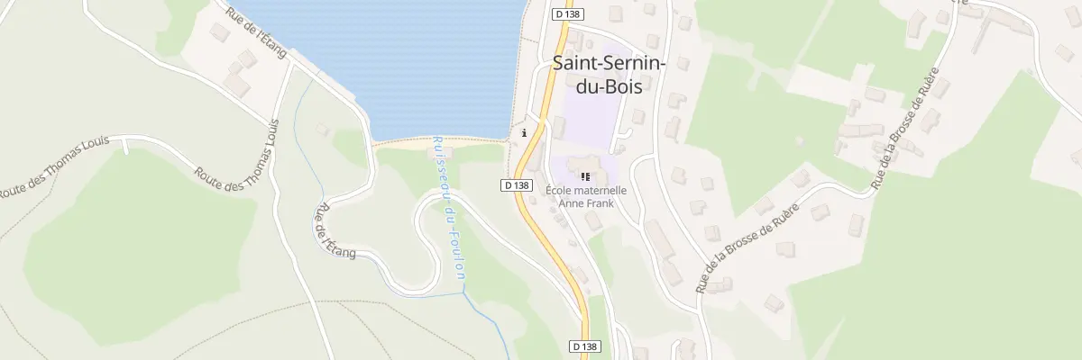 Plan du 13 Rue du Vieux Chemin à Saint-Sernin-du-Bois