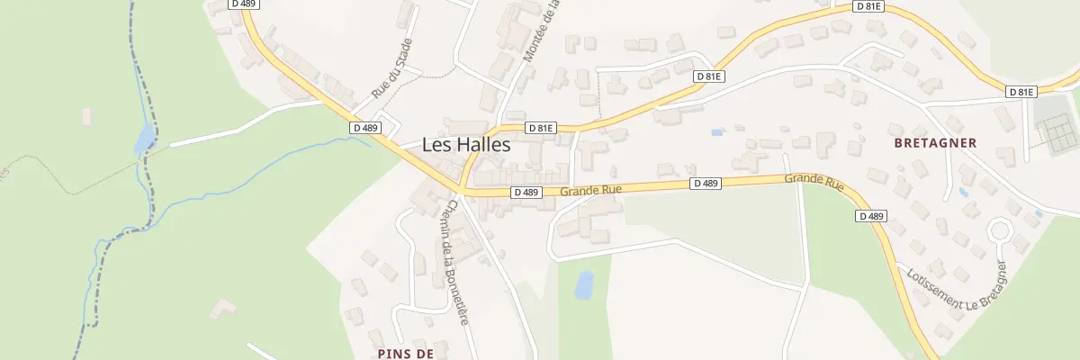 Plan du 488 Grande Rue aux Halles