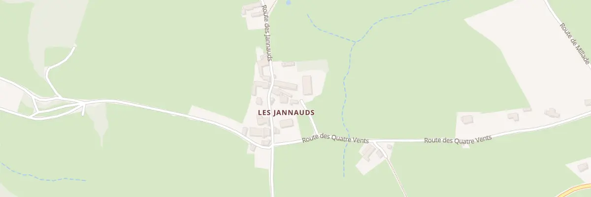 Plan du 938 Rte des Jannauds à Montmelard