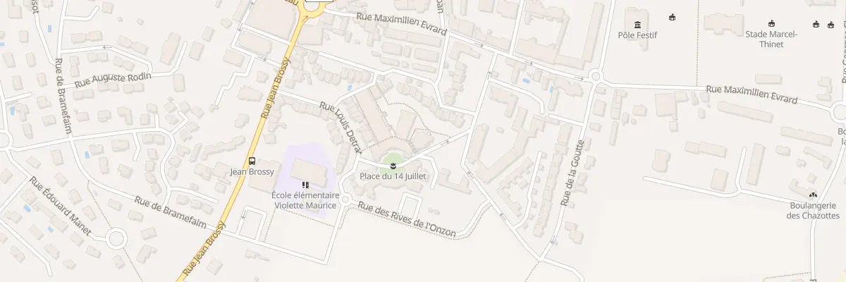 Plan du 8 Rue Antonin Croizier à La Talaudière