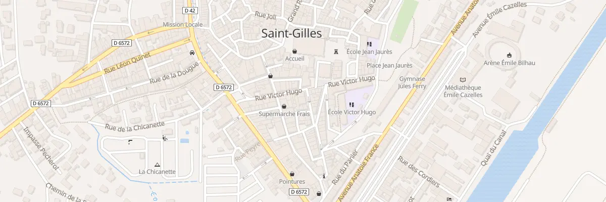 Plan du 2 Rue Edgard Quinet à Saint-Gilles