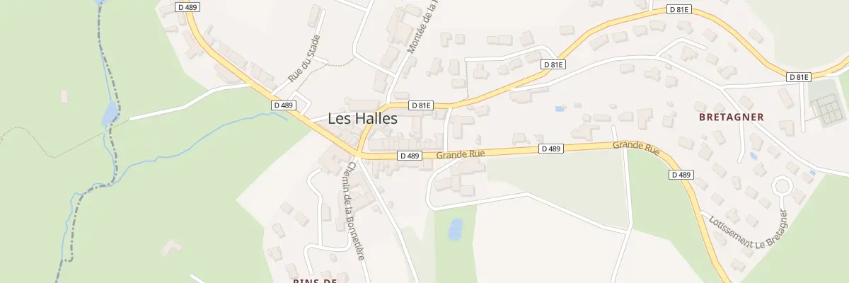 Plan du 482 Grande Rue aux Halles
