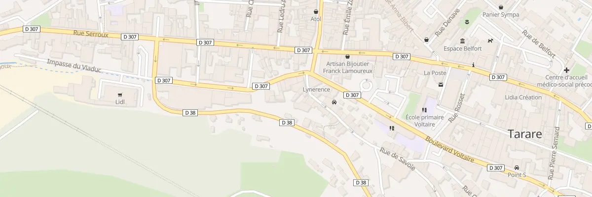 Plan du 11B Rue de Savoie à Tarare