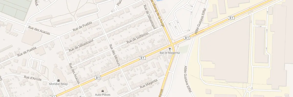 Plan du 32 Rue President Wilson au Creusot