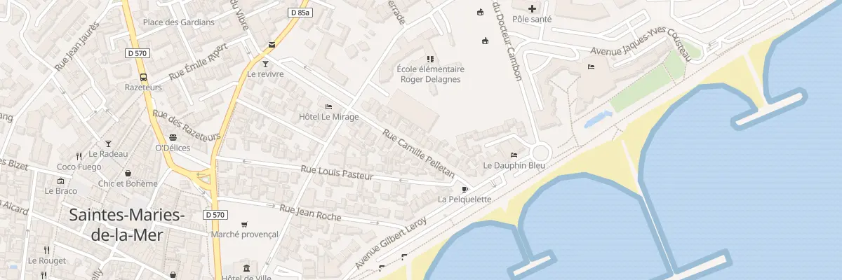 Plan du 19 Rue Camille Pelletan à Saintes-Maries-de-la-Mer