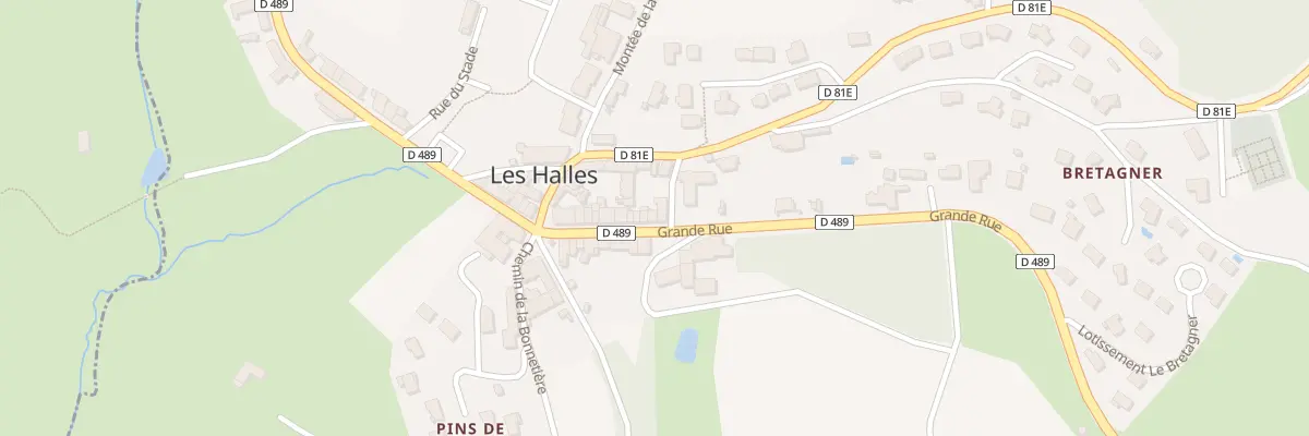 Plan du 468 Grande Rue aux Halles