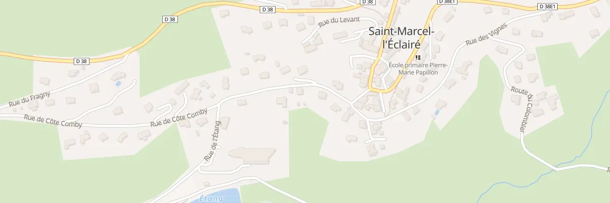 Plan du 5012 Le Bourg à Saint-Marcel-l’Éclairé